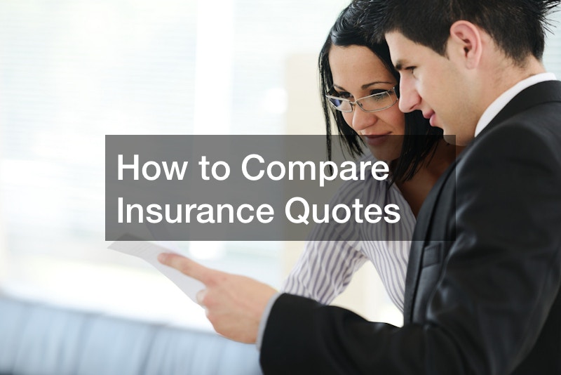 How To Compare Different Insurance Quotes Effectively